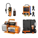 Elitech Digital Manifold Gauge+infrared Leak DETECTOR+7CFM Vacuum Pump+hvacscale. Fixed Price $1269.99.