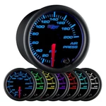 Glowshift Black 7 Color 200 Psi Mechanical Air Pressure Gauge For Ride.... Fixed Price $87.81.