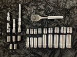 Proto JTS-0105HVAC-2, 28 Piece Sae 3/8 Drive Set (made In Usa). Fixed Price $80.00.