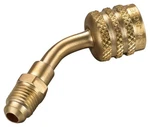 Yellow Jacket 19180 1/4" Hose Adapter Female Lh To Rh Angled Fitting. Fixed Price $19.99.