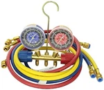 Robinair ROB40169 () Standard Side Wheel Manifold Set - 60" Hoses, 1/4" Fittings. Fixed Price $280.44.