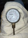 Vintage Large 1953 Winters Temperature Steam & Pressure Gauge. Fixed Price $54.95.
