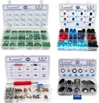 4 Set Car A/c Repair KIT,270PCS O-ring Seals KIT+102PCS Valve Core.... Fixed Price $60.91.