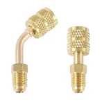 Gosknor 2PCS R410A Adapter For Mini Split System, Straight And 45 Yellow. Fixed Price $13.74.