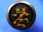 Marshall Gauge 0-1500 Psi Nos Nitrous Pressure 1.5" Midnight Black Liquid Filled. Fixed Price $29.95.