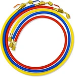 1/4" Hvac Hoses With Ball Valves End, 800 Psi 48" Set, Blue. Fixed Price $28.88.