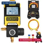 Vivohome Digital Hvac Manifold Gauge Set, Refrigeration With Wired Temp. Fixed Price $149.61.