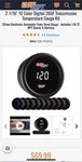 Glowshift 10 Color Digital Transmission Temperature Gauge. Fixed Price $60.00.