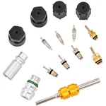 Air Conditioning Valve Core Kit 15 Pcs For R12 R134A With Seal Caps Fo.... Fixed Price $14.12.