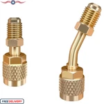 Straight & Angled Adapter, R410A Mini Split 5/16" Female. Fixed Price $8.49.