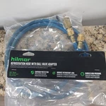Hilmor Refrigeration Hose With Ball Valve Adapter Blue 1839141. Fixed Price $51.00.