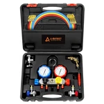 Adafirst Manifold Gauge Set, Way Hvac R134A R404A R410A Refrigerant.... Fixed Price $80.99.