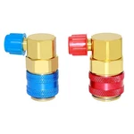 Joywayus Angled High Low R134A Ac Quick Coupler Adapter Fitting Freon Manifol.... Fixed Price $19.65.