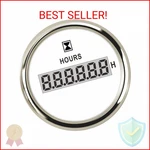 Bluerice 52MM 2" Hour Meter Gauge Red Backlight For Marine Boat 9-32V Waterproof. Fixed Price $31.77.