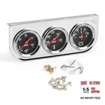 2" 52MM Car Triple Gauge Kit Set Chrome Panel Mechanical 3 In 1 Oil Pressure. Fixed Price $40.48.