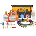 Bacoeng 4CFM Vacuum Pump And Gauge Set, & 4WAY(R410A,R134A). Fixed Price $182.99.