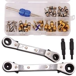 A/c Repair Starter Hvac Service Full Kit, Wrenches & Valve Core. Fixed Price $34.99.