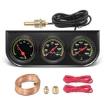 2INCH 52MM Triple Gauge Set, Oil Pressure (0-150PSI) Water Temperature .... Fixed Price $55.76.