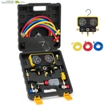Automotive Ac Gauge Set, Precision Refrigerant Kit With 5' Hose, Tank. Fixed Price $135.34.