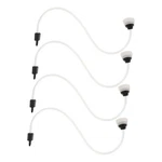 Topperfun 4 Pcs Vacuum Sealer Hose Accessory, Flexible Tubing For Food Saver .... Fixed Price $26.24.
