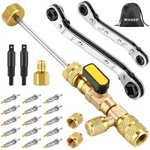 Wadeo 23PCS Valve Removal Tool With 15 Upgraded Cores Hvac Servi.... Fixed Price $52.23.