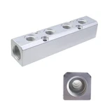 Antrader 4 Way Pneumatic Manifold Air Distribution 6 Port, Silver. Fixed Price $18.32.