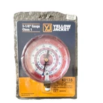 Yellow Jacket 49135 3-1/8 In Red Mechanical Pressure Gauge For R-410A Psi. Fixed Price $49.00.