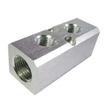 Qolekog Quality Way 4 Air Manifold 1/2" Npt Port, Silver. Fixed Price $21.99.