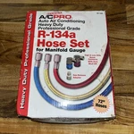 New! Certified A/c Pro R-134A Hose Set For Manifold Gauge.. Fixed Price $27.29.