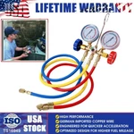 3FT Set Rerefrigeration Kit Vacuum Pump Hvac A/c Manifold Gauge Uswc Carbole. Fixed Price $35.09.