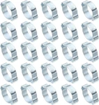 Patikil 50 Pack Double Ear Hose Clamp, Galvanized 20-23MM, Silver. Fixed Price $34.95.