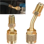R410A Straight & Angled Adapter, Mini Split System 2.42 0.61 Inch, Gold. Fixed Price $7.68.