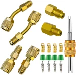 R410A Adapter For Mini Split SYSTEM,5/16 Female Sae To 1/4 FLARE,1/2. Fixed Price $18.99.