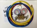 Mastercool 59161 2-WAY Brass Manifold Gauge Set A/c Hvac Charging Testing. Fixed Price $61.74.