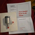 Varian 9525091 Viton-sealed Back-to-air Vavle. Fixed Price $48.00.
