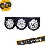 Meter 2328 Autogage Mechanical White Oil/volt/water Gauge W/ Black Console. Fixed Price $172.79.