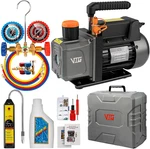4.5CFM Vacuum Pump And Gauge SET,110V 1/3 Hp Way Hvac Compatibl. Fixed Price $242.63.