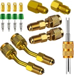 R410A Adapter For Mini Split SYSTEM,5/16 Female Sae To 1/4 FLARE,1/2. Fixed Price $19.01.