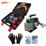 Air Vacuum Pump Manifold Gauge Set Hvac Refrigerant Kit 1/3HP 4CFM 3000PSI. Fixed Price $106.93.