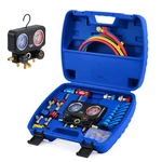 Way Hvac Gauges With Hoses For R1234YF R410A R134A Coolant Evacuation Recharge. Fixed Price $78.99.