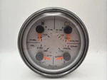 Faria GF4090A 5" Chesapeake Silver Multi Gauge Fuel Oil Water Volt. Fixed Price $199.00.