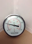 Vermont Gauge 4" Dial/face Temperature W/1/2" Well. Fixed Price $49.99.