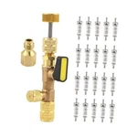 Valve Core Remover Installer Tool With Dual Size 1/4 And 5/16 Port Brass Gold. Fixed Price $19.43.