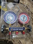 Yellow Jacket 41712 2-VALVE Series Test/charging Manifold, Gauges. Fixed Price $79.99.