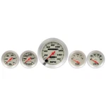 5-PIECE Analog Gauge Set White Face, Equus E8500, 8000 Series, New. Fixed Price $316.41.