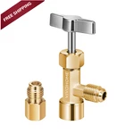 Vivohome R134A Can Tap Valve Style, Puncture, Silver, Golden. Fixed Price $16.64.