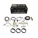 Glowshift Black 7 Color Diesel Truck 3 Gauge Kit Set - 60 Psi Boost 1500F P.... Fixed Price $322.91.