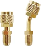 Straight & Angled Adapter, R410A Mini Split 5/16" Female. Fixed Price $9.19.