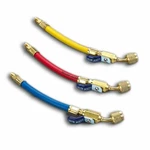 Yellow Jacket 29980 Flexflow And Loss Adapter Hoses With Ball Valve 9", 3 Pk. Fixed Price $113.84.