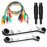 3 Pcs Hvac Service Wrench Tool Hexagon Bit Adapter Electrical Lead Test Cord. Fixed Price $34.36.